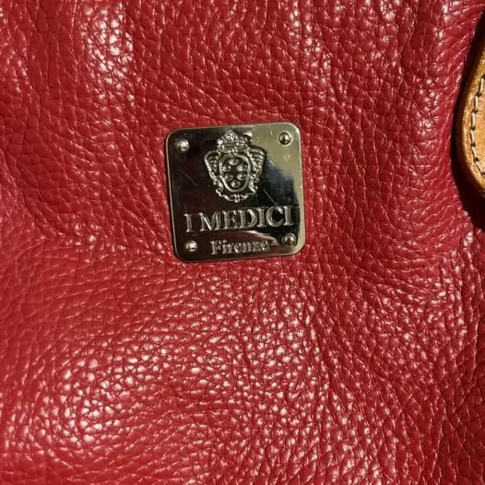 I MEDICI Firenze Red Leather Handbag